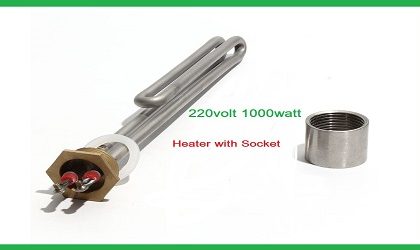 Water Heater 220 Volt 1000 Watt With Socket