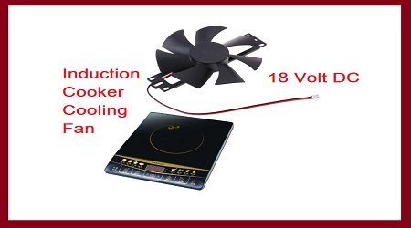 Plastic Blade Cooling Fan for Induction Cooker Cooler - Image 3