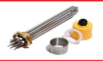 Immersion Heater 9kw Dia 2” Brass Head With Accesories