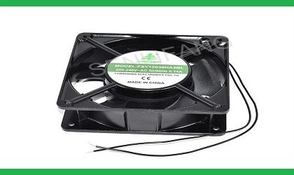 High-Speed 220VAC Exhaust Fan 120x120x38mm For Ventilation