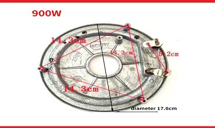 Rice Cooker Spare Parts Heater Coil 220 Volt 900 Watt