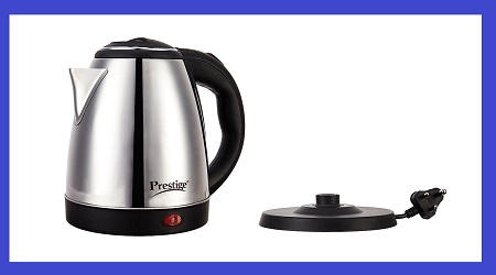 Prestige Electric Kettle 2 Liter Stainless Steel Body 1500 Watt - Image 2