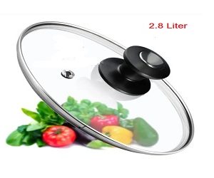 Rice Cooker Spare Parts Heat Resistant Glass Lid 2.8 Liter