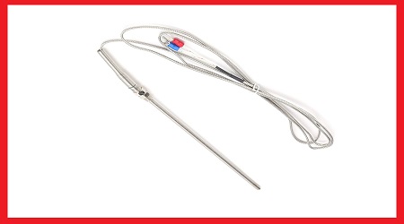 K Type Thermocouple Length 5X300mm 2 Meters Wire - Image 2