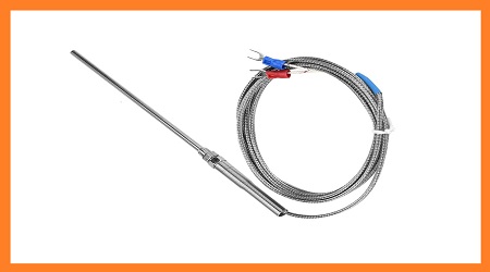 K Type Thermocouple Length 5X200mm 2 Meters Wire - Image 3
