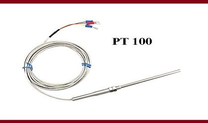 Pt100 Thermocouple 5x100mm with 2 Meter Cable