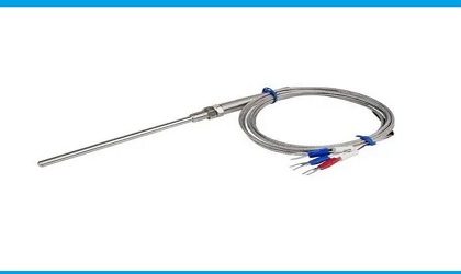 Pt100 Thermocouple 5x200mm with 2 Meter Cable