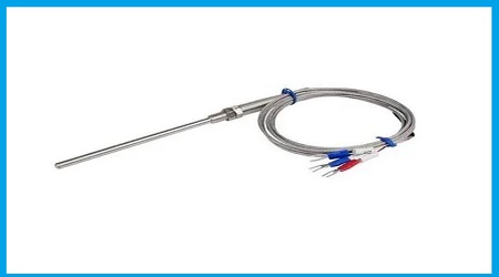 Pt100 Thermocouple 5x200mm with 2 Meter Cable