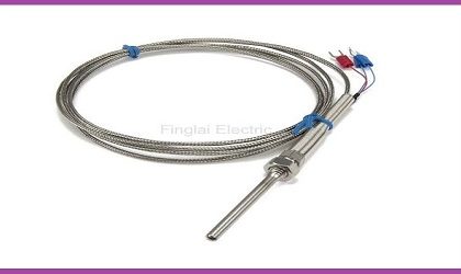 Pt100 Thermocouple 5x50mm with 2 Meter Cable