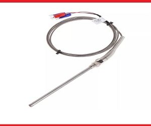 Pt100 Thermocouple 5x150mm with 2 Meter Cable