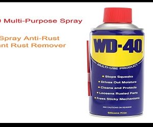 WD-40 Brown Spray Lubricant for protects metal from Rust