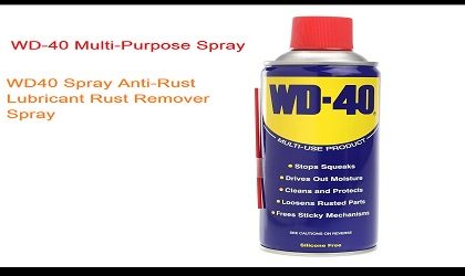 WD-40 Brown Spray Lubricant for protects metal from Rust
