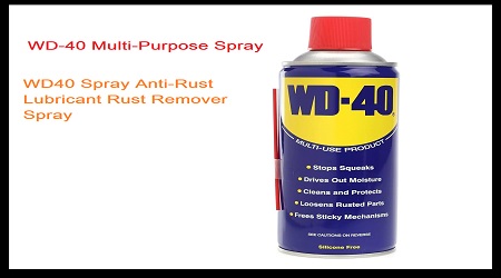 WD-40 Brown Spray Lubricant for protects metal from Rust